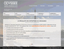 Tablet Screenshot of odyssee-venture.com